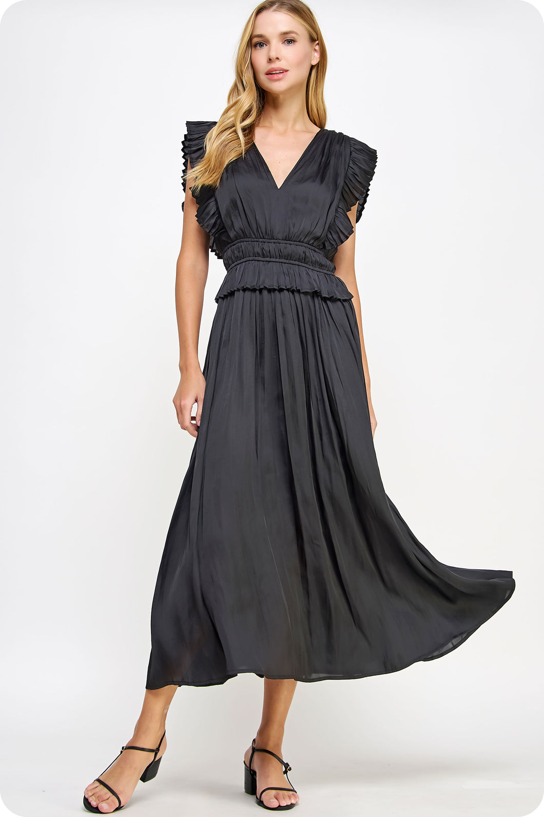 10108 SATIN MAXI DRESS