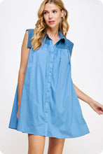 Load image into Gallery viewer, 10189 DENIM MINI DRESS
