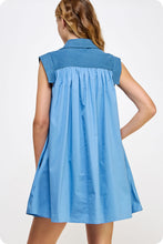 Load image into Gallery viewer, 10189 DENIM MINI DRESS
