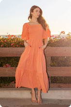 Load image into Gallery viewer, 2514 APRICOT MAXI DRESS
