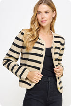 Load image into Gallery viewer, 4695 STRIPE CARDIGAN
