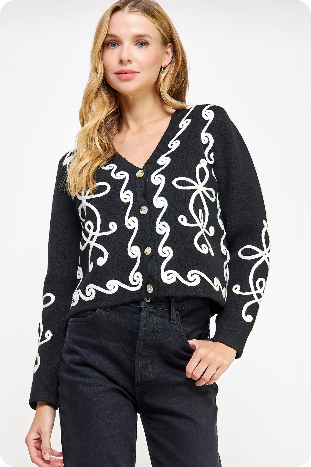 4822 SQUIGGLE CARDIGAN