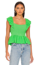 Load image into Gallery viewer, 3120RS JENNY RUFFLE TANK KELLY
